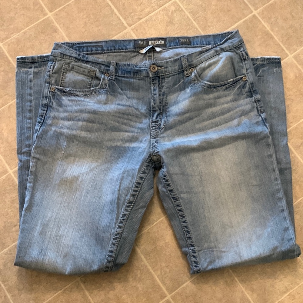 BKE Mens Bootcut Jeans 38XL